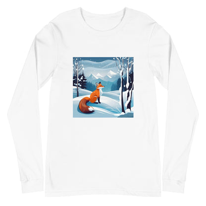 Унисекс тениска с дълъг ръкав FOX