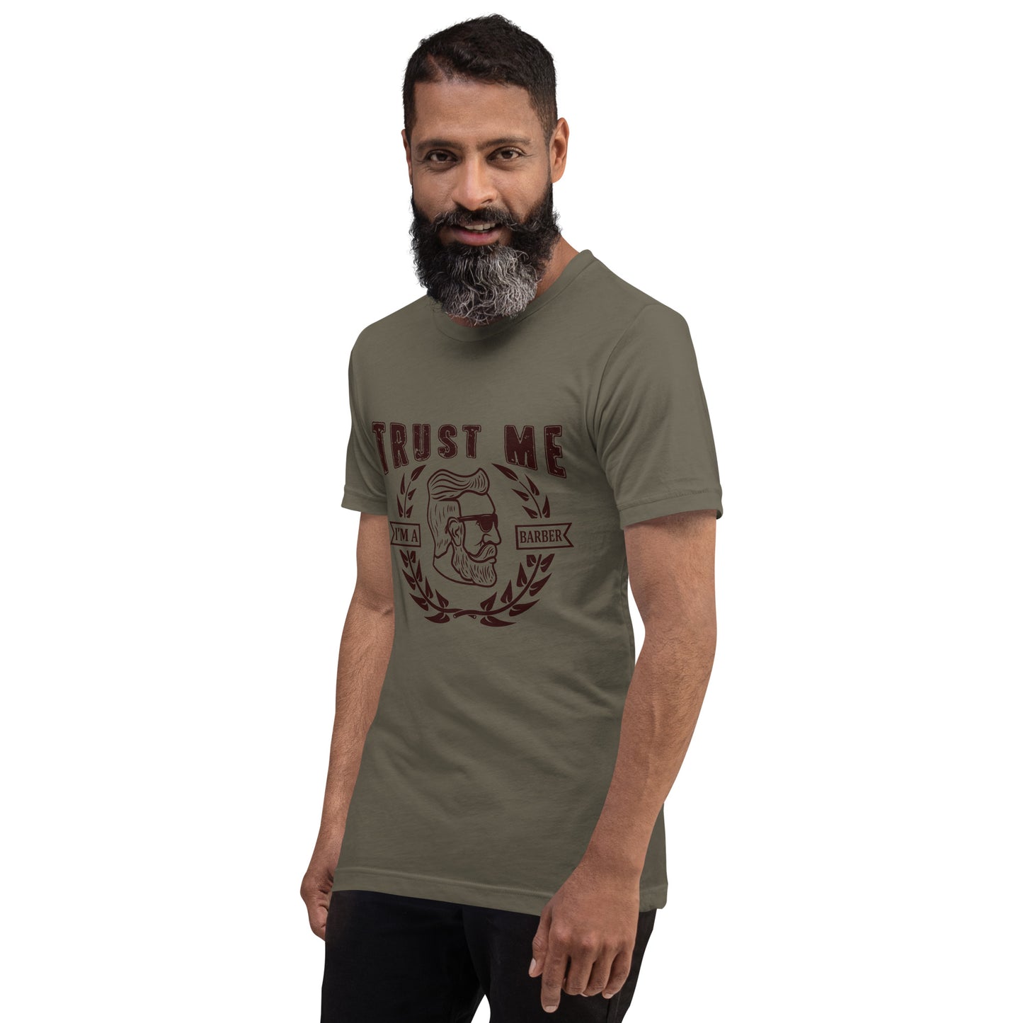 Camiseta hombre CONFÍA EN MÍ SOY BARBERO