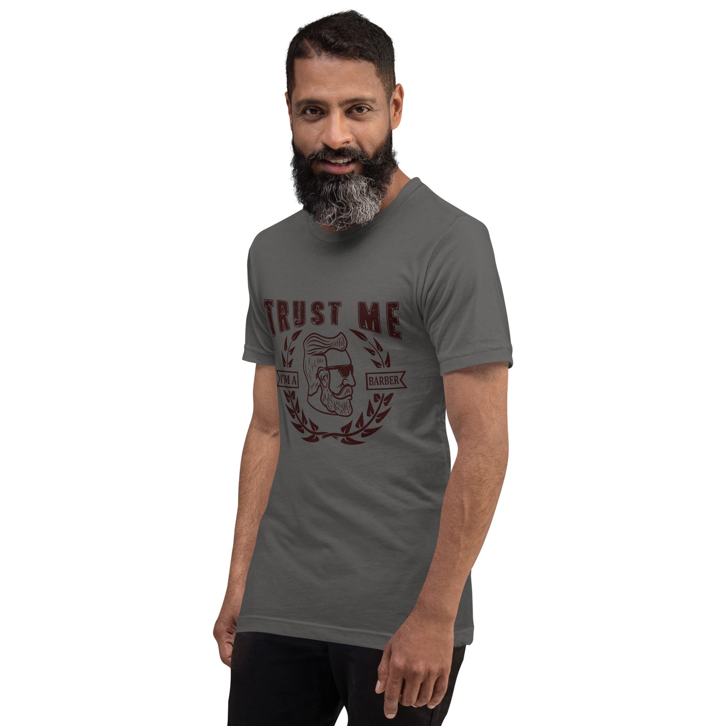 Camiseta hombre CONFÍA EN MÍ SOY BARBERO