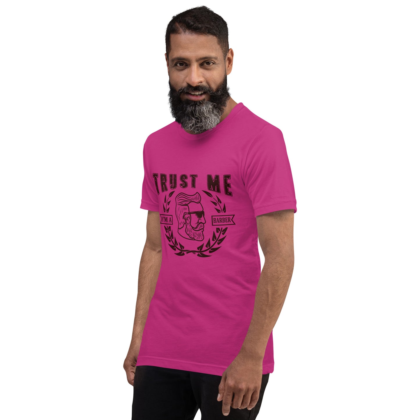 Camiseta hombre CONFÍA EN MÍ SOY BARBERO