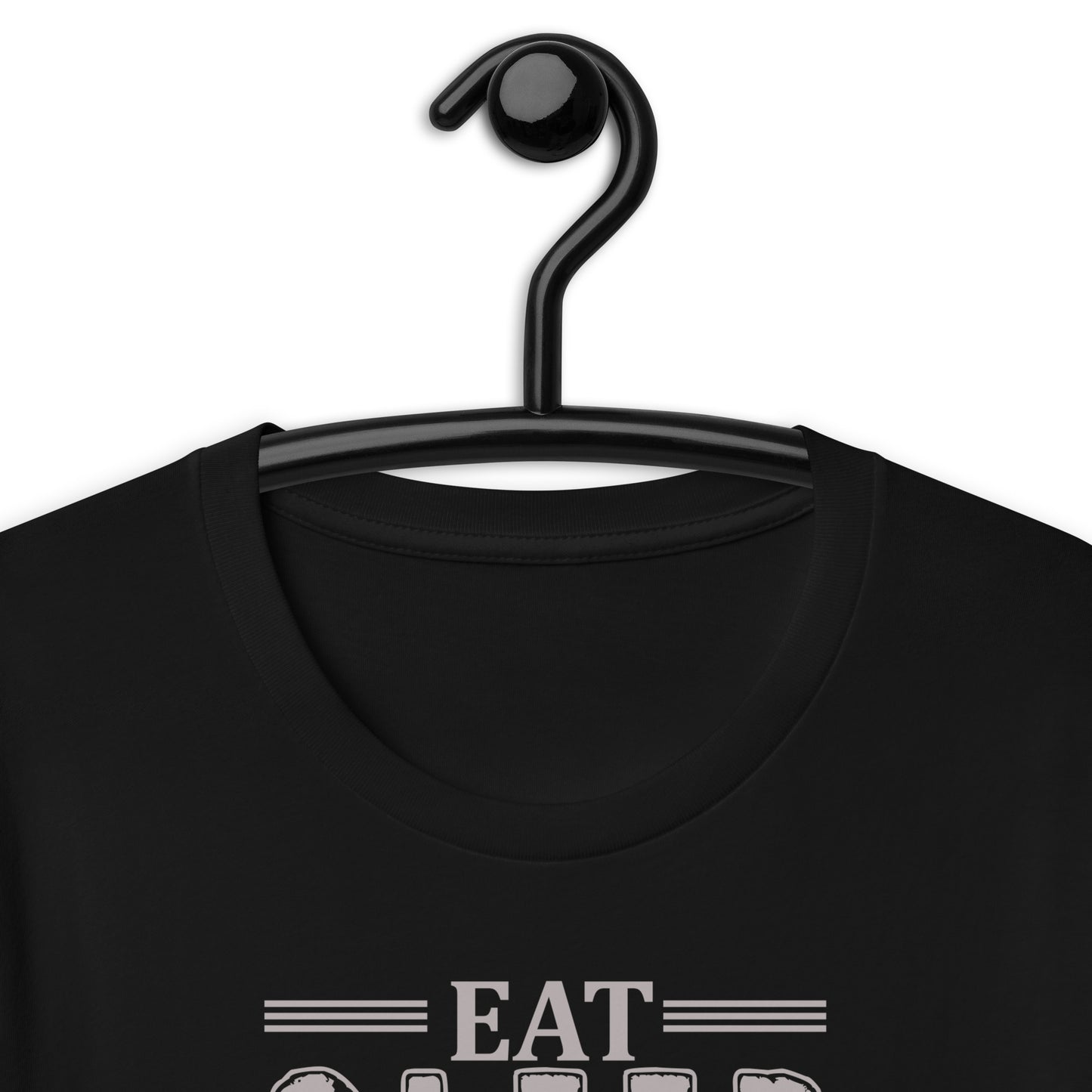 Unisex t-shirt EAT SLEEP HAIR REPEAT