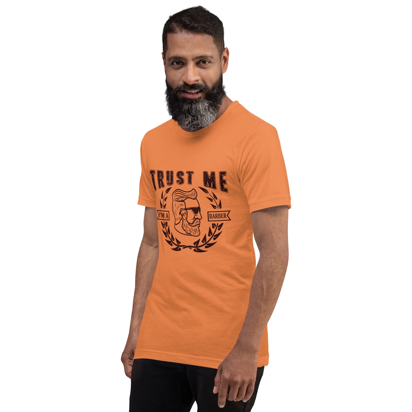 Camiseta hombre CONFÍA EN MÍ SOY BARBERO