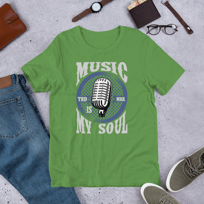 Унисекс тениска MUSIC IS MY SOUL