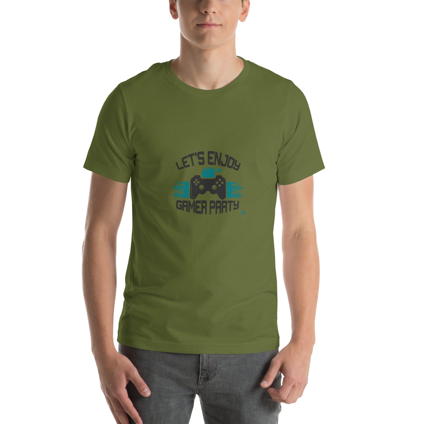 Unisex t-shirt LET'S ENJOY GAMER PARTY