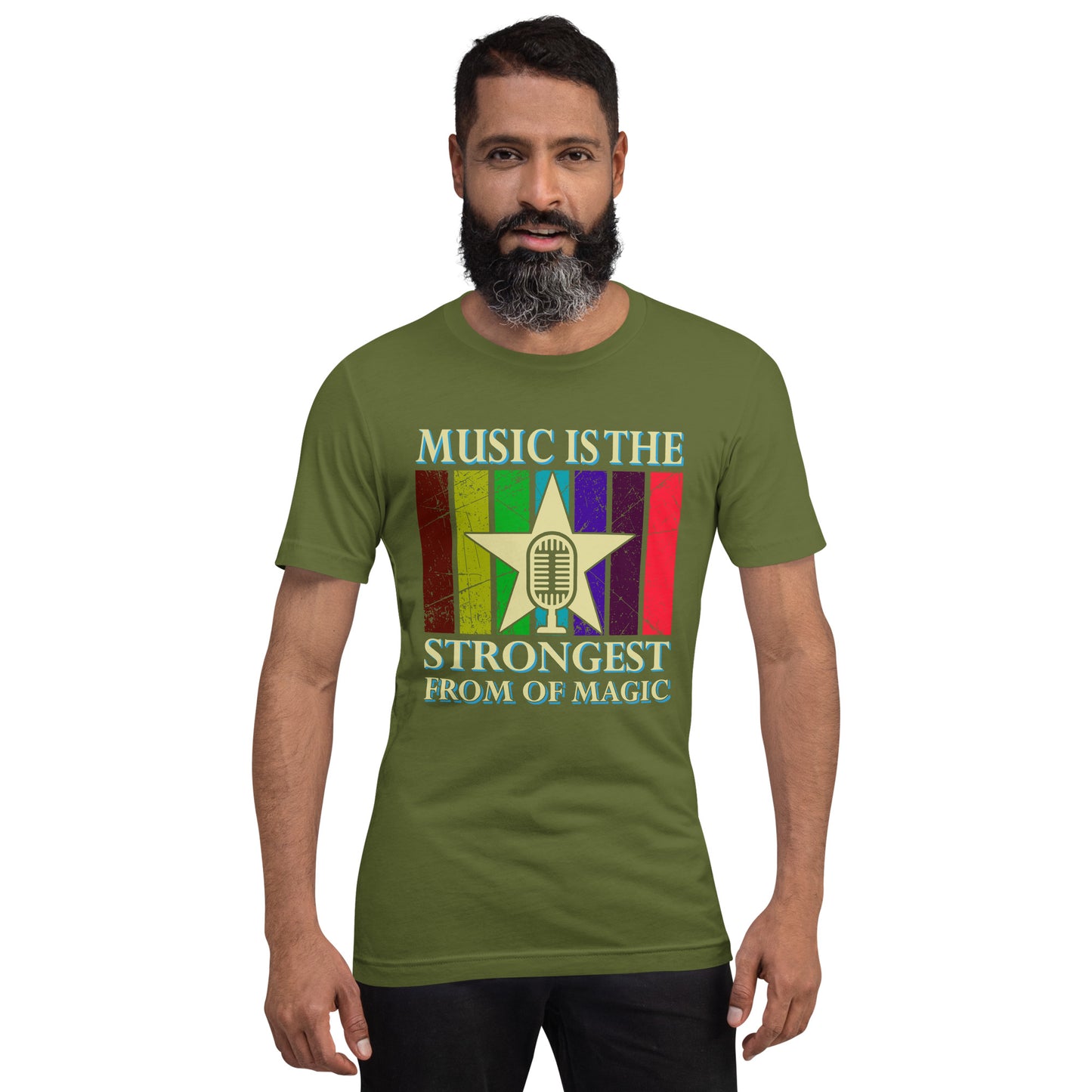 Camiseta unisex LA MÚSICA ES LO MÁS FUERTE