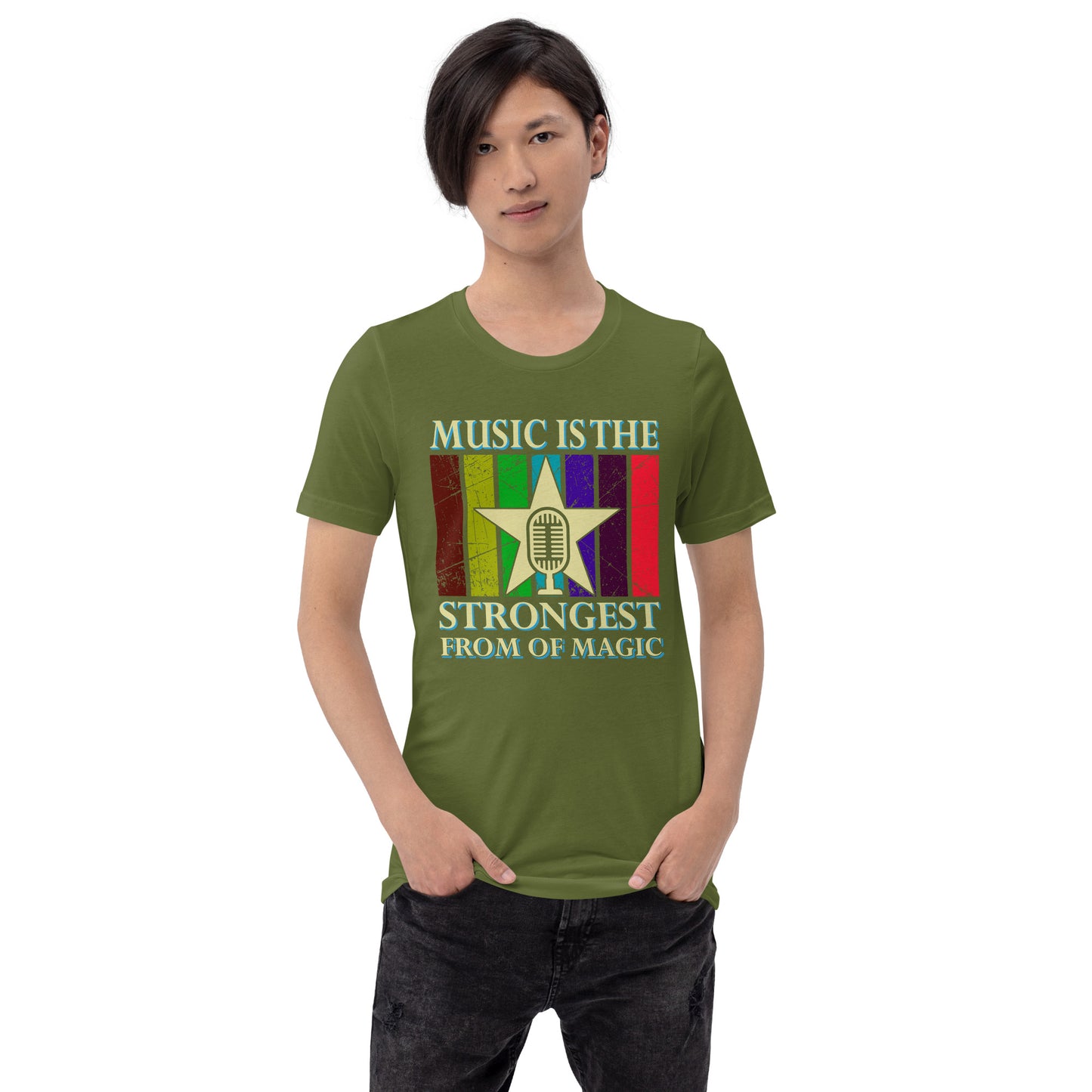 Camiseta unisex LA MÚSICA ES LO MÁS FUERTE