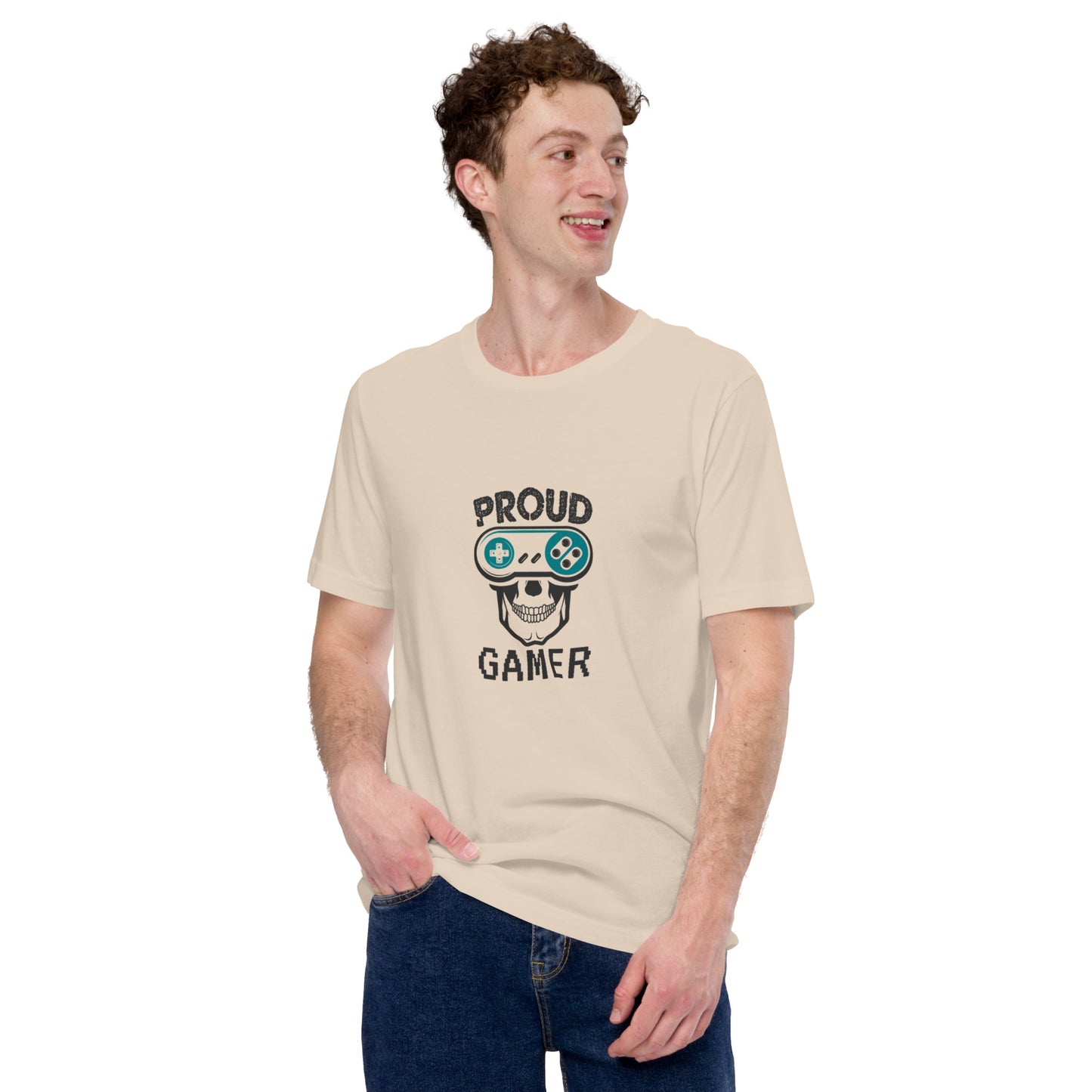 Unisex t-shirt PROUD GAMER