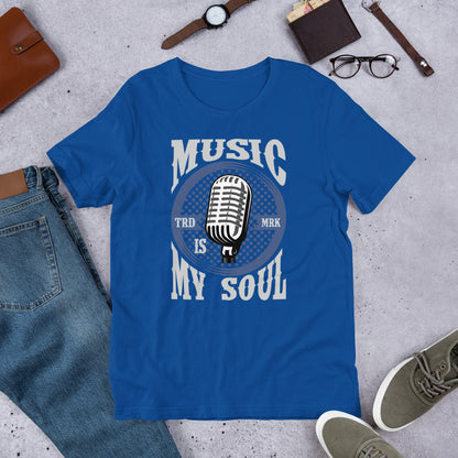Унисекс тениска MUSIC IS MY SOUL