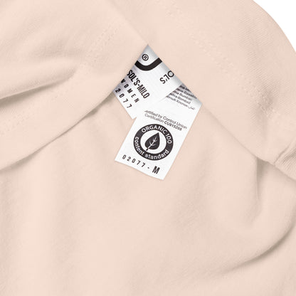 Дамска базова органична тениска LOVE LOVE LOVE