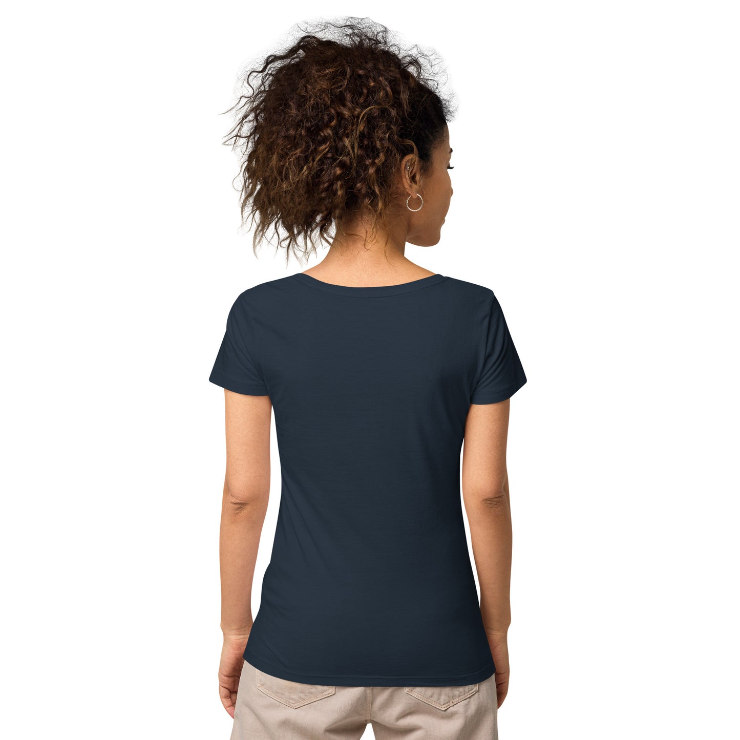 Women’s basic organic t-shirt DRINK COFFEE!