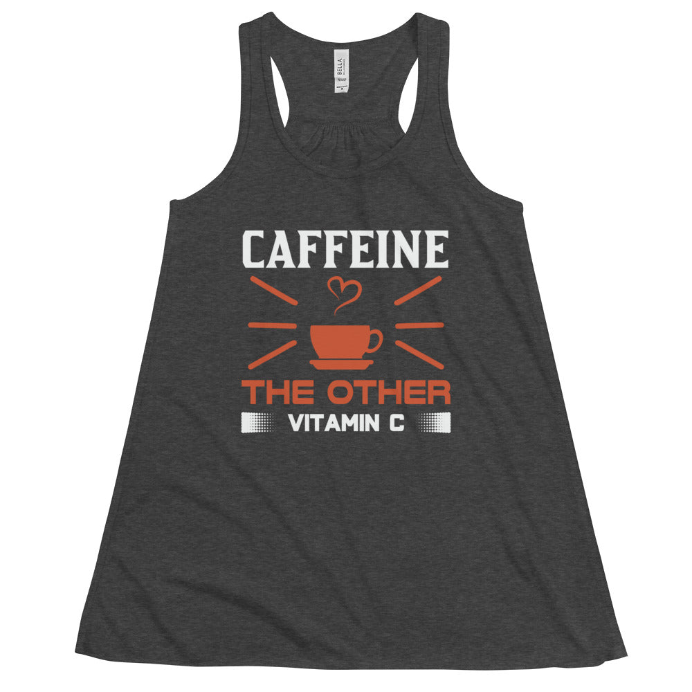 Women's Flowy Racerback Tank CAFFEINE