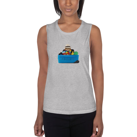 Ladies’ Muscle Tank CAT TOURIST