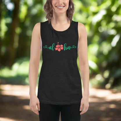 Ladies’ Muscle Tank ALOHA