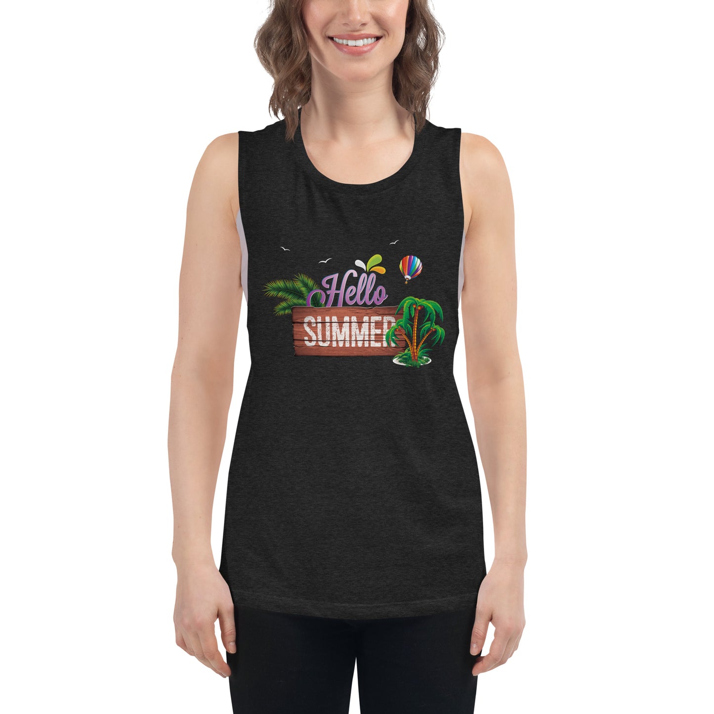 Ladies’ Muscle Tank HELLO SUMMER 2