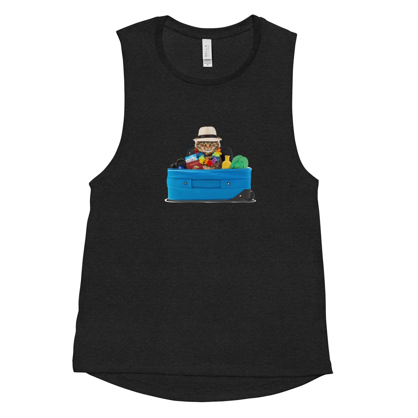 Ladies’ Muscle Tank CAT TOURIST