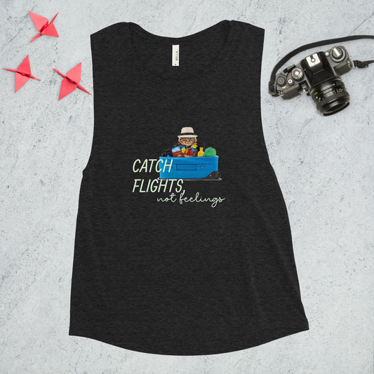 Ladies’ Muscle Tank CAT TOURIST