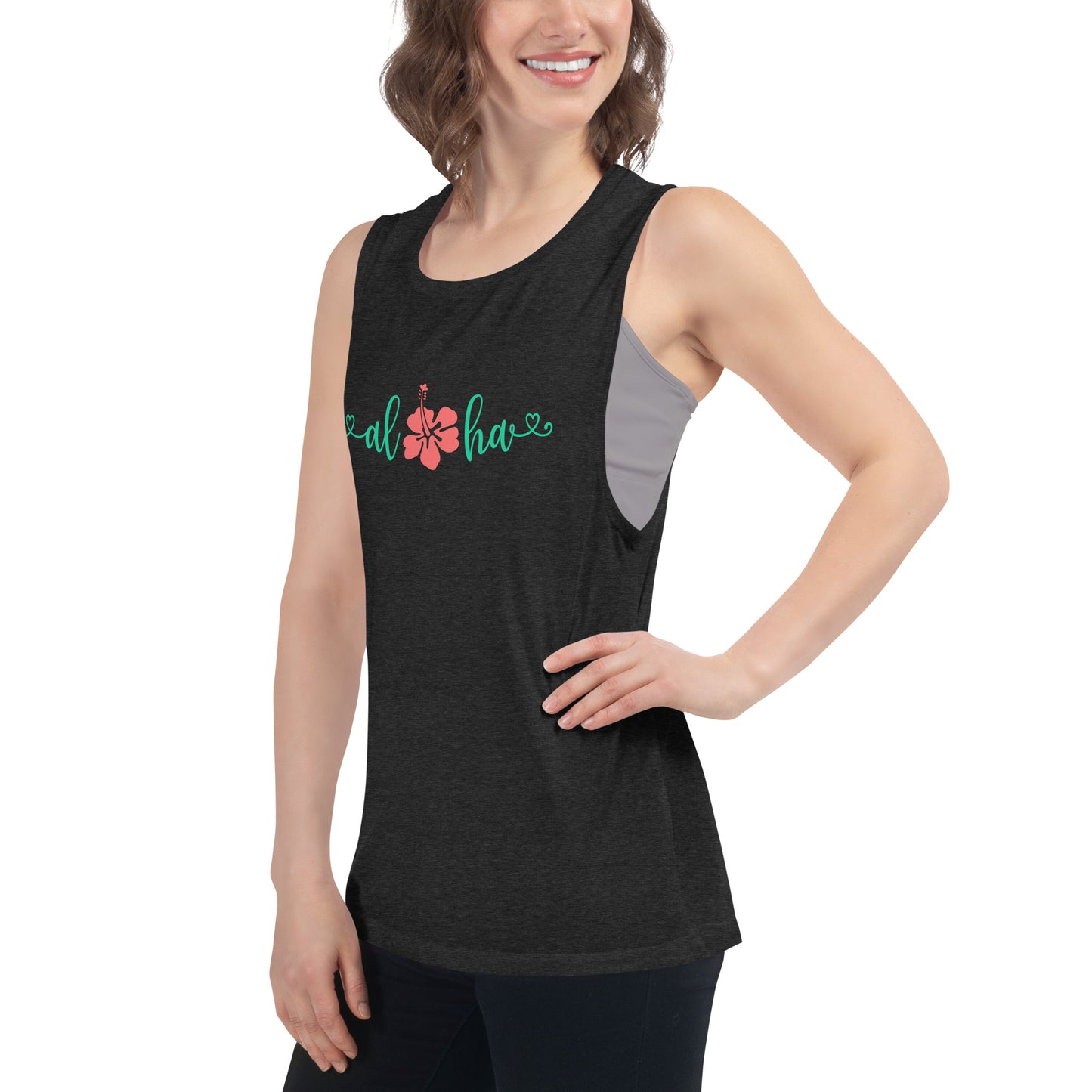 Ladies’ Muscle Tank ALOHA