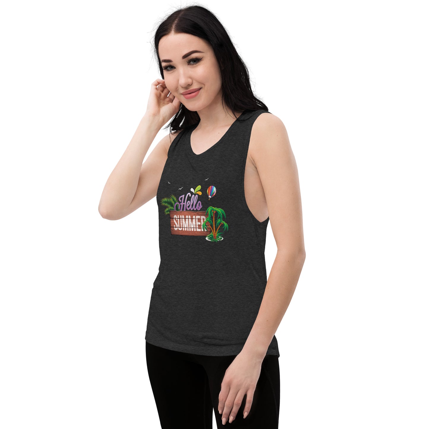 Ladies’ Muscle Tank HELLO SUMMER 2