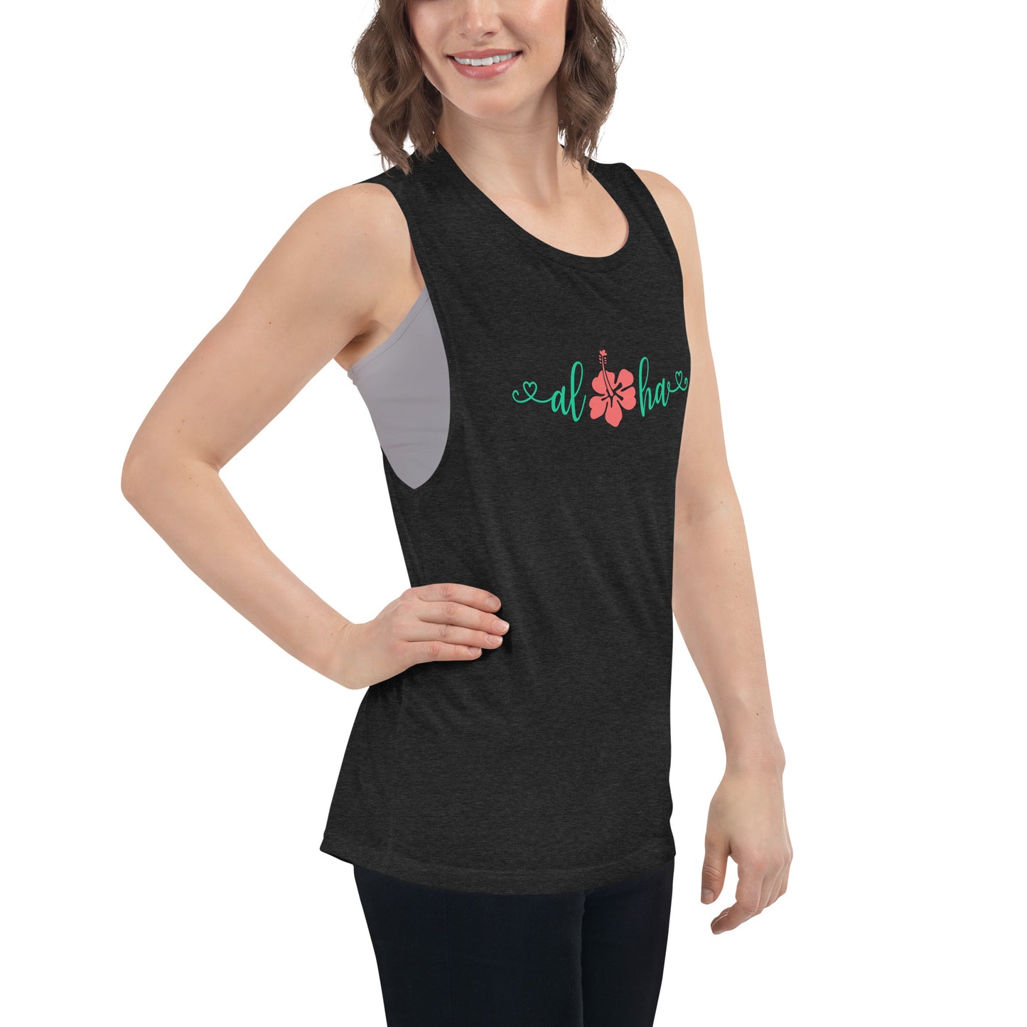 Ladies’ Muscle Tank ALOHA