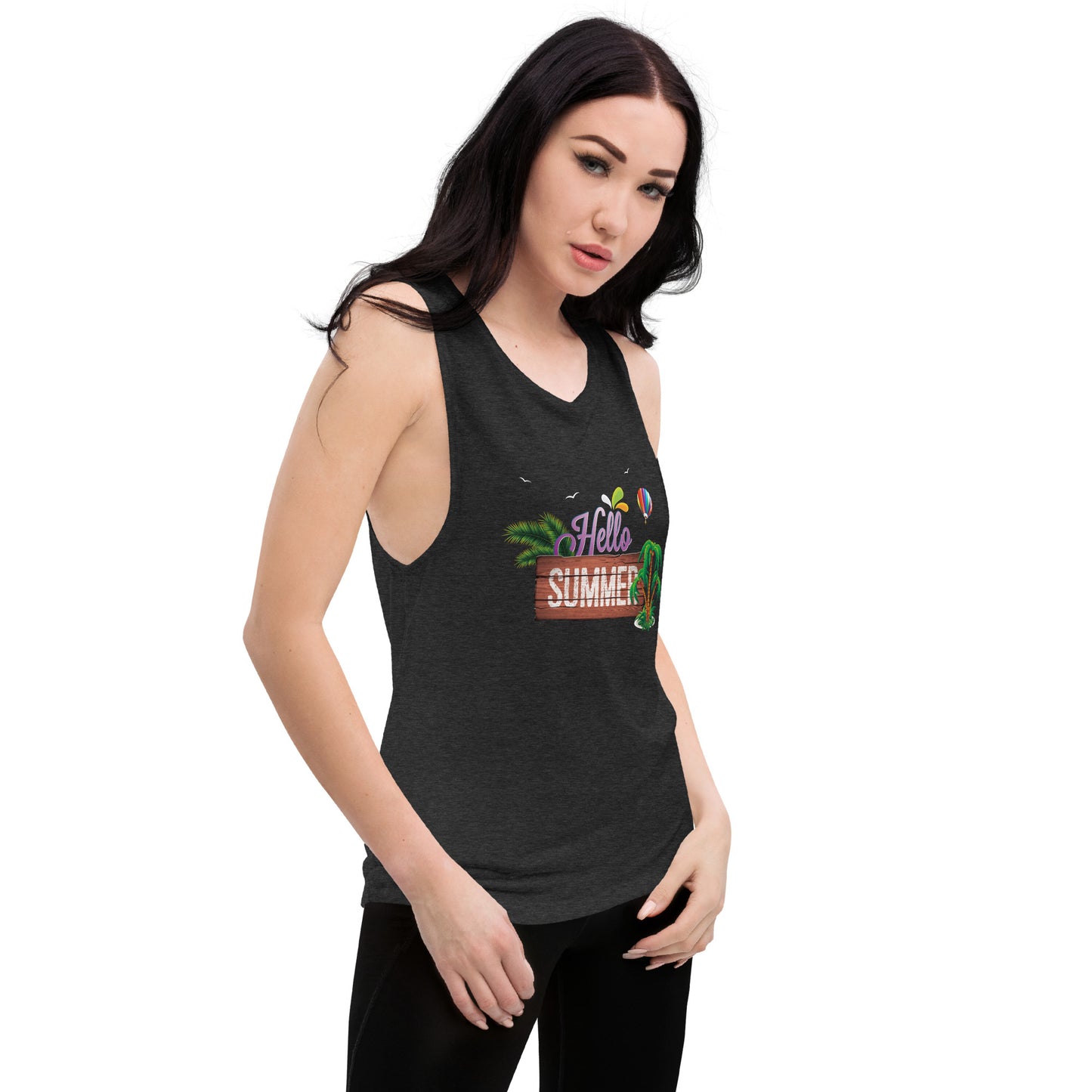 Ladies’ Muscle Tank HELLO SUMMER 2