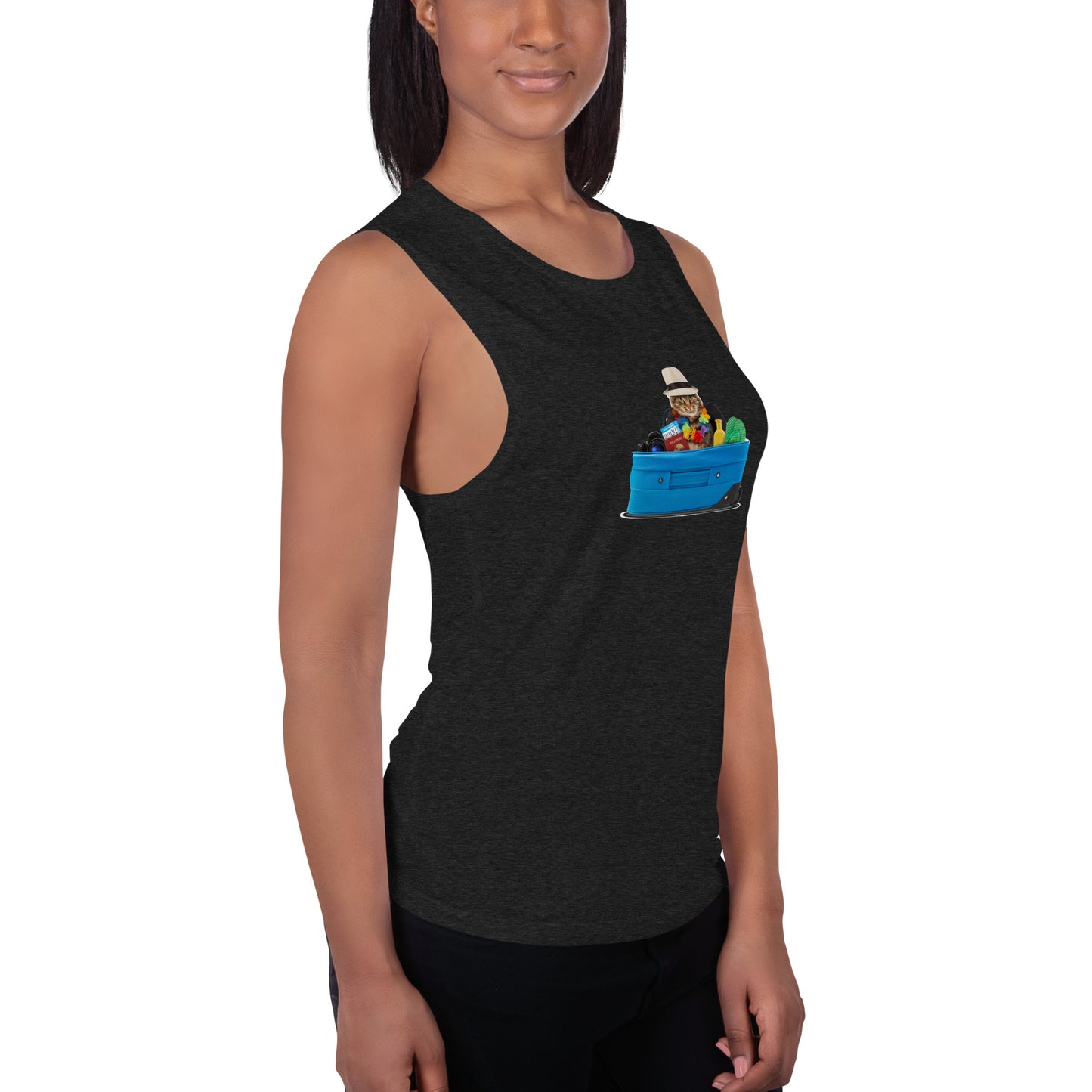 Ladies’ Muscle Tank CAT TOURIST