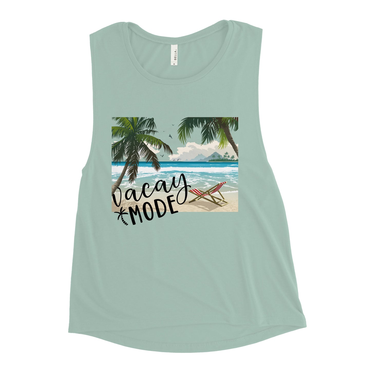 Ladies’ Muscle Tank VACAY MODE