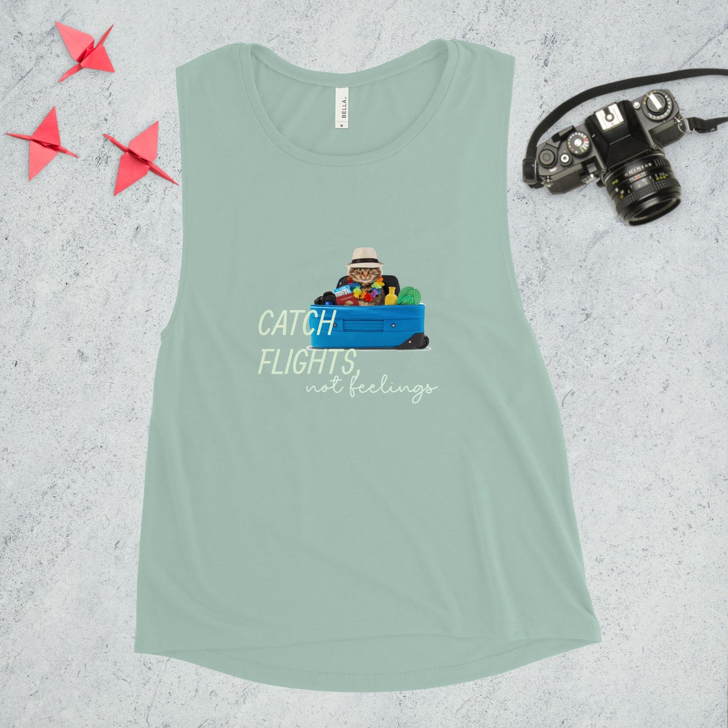 Ladies’ Muscle Tank CAT TOURIST