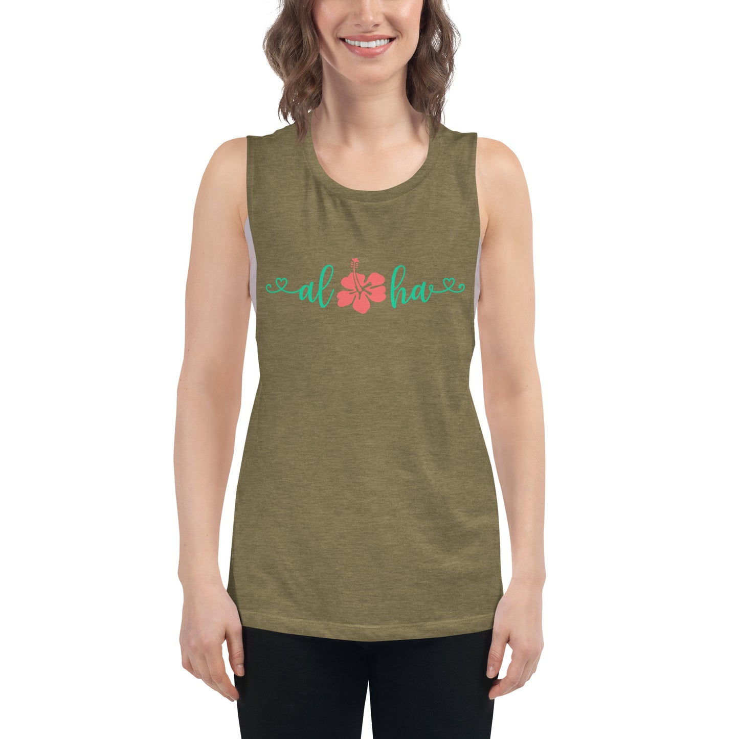 Ladies’ Muscle Tank ALOHA