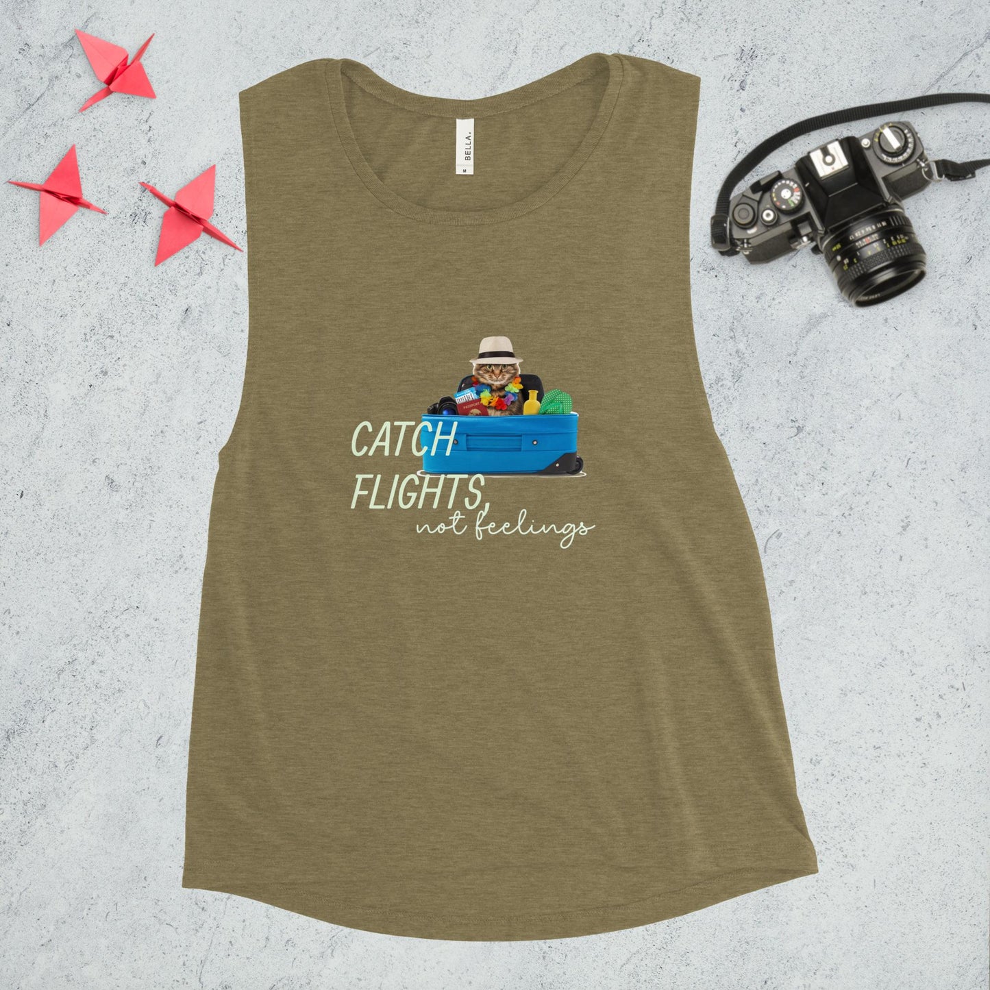 Ladies’ Muscle Tank CAT TOURIST