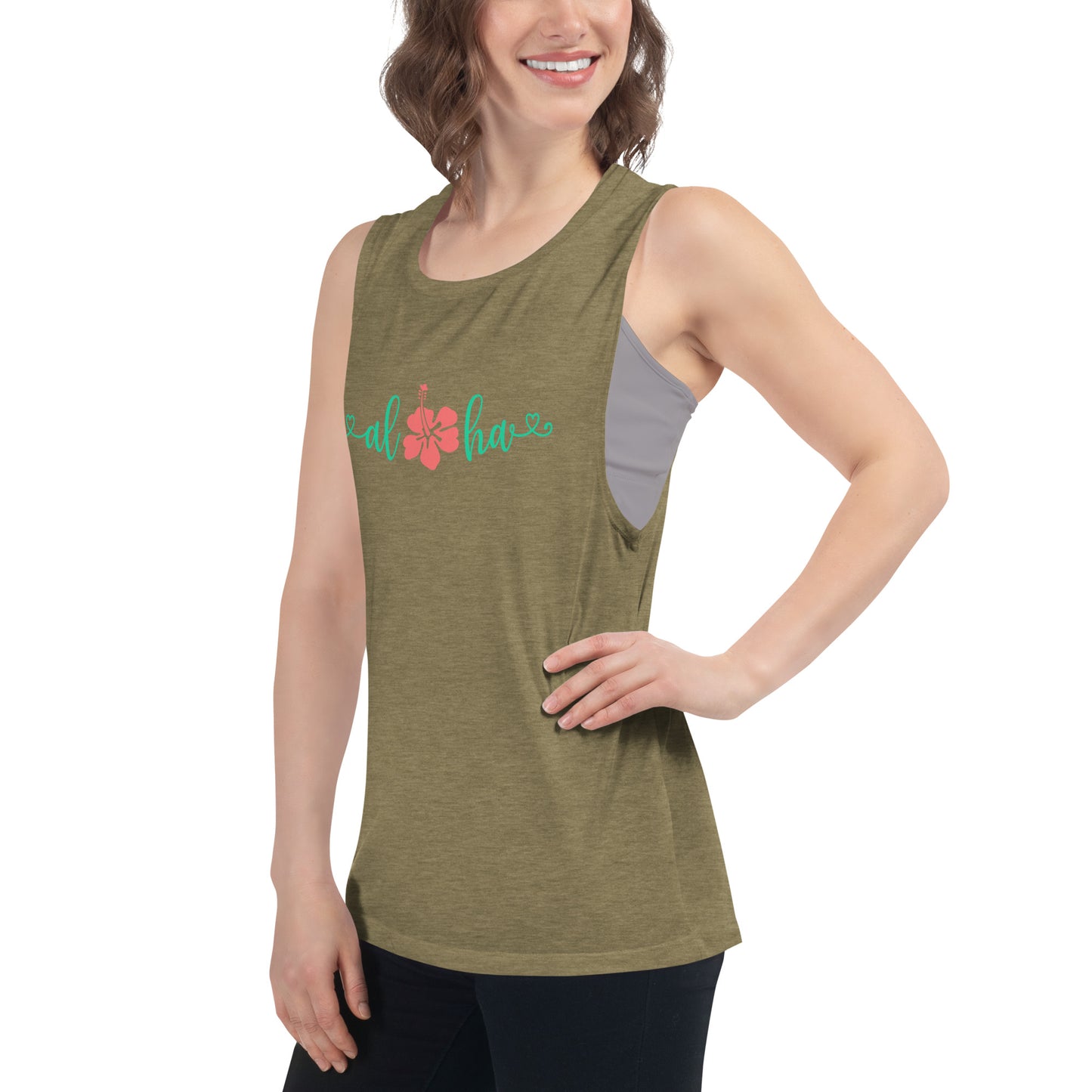 Ladies’ Muscle Tank ALOHA