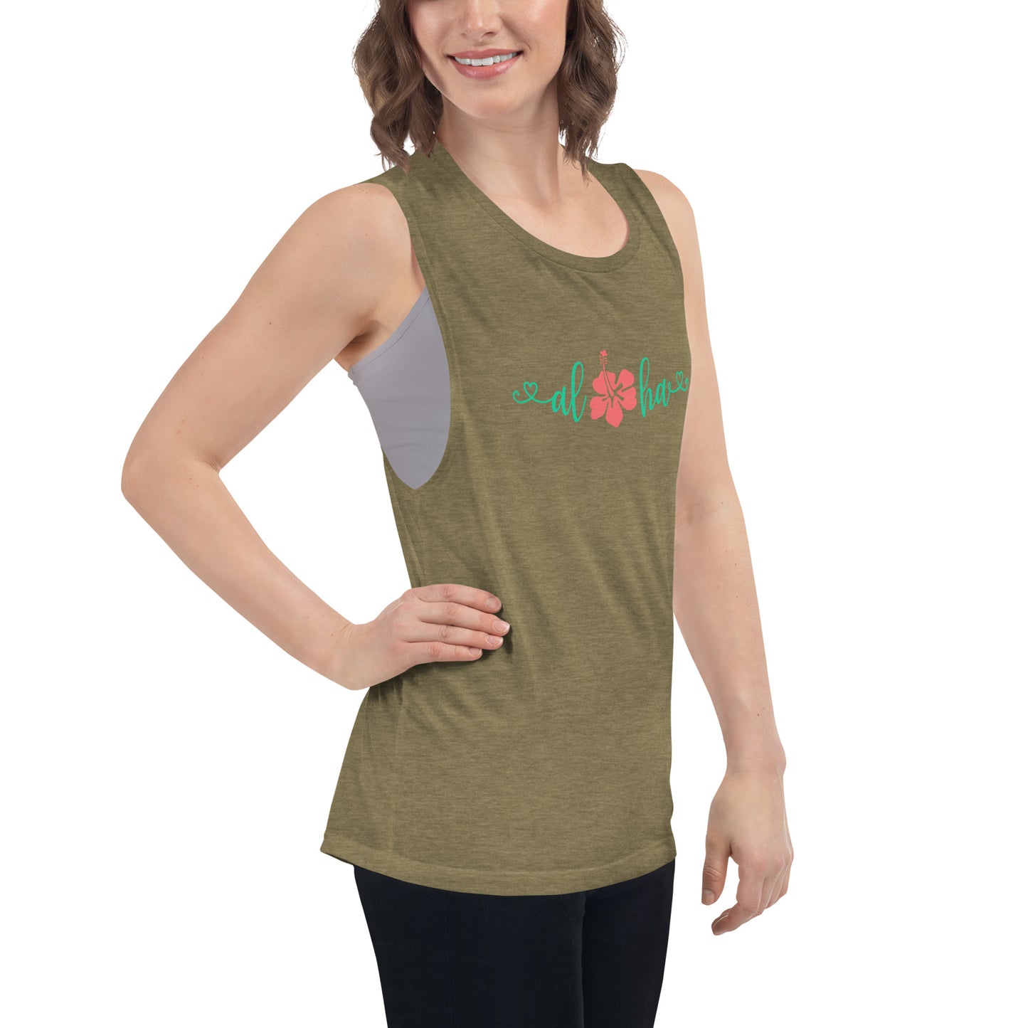 Ladies’ Muscle Tank ALOHA