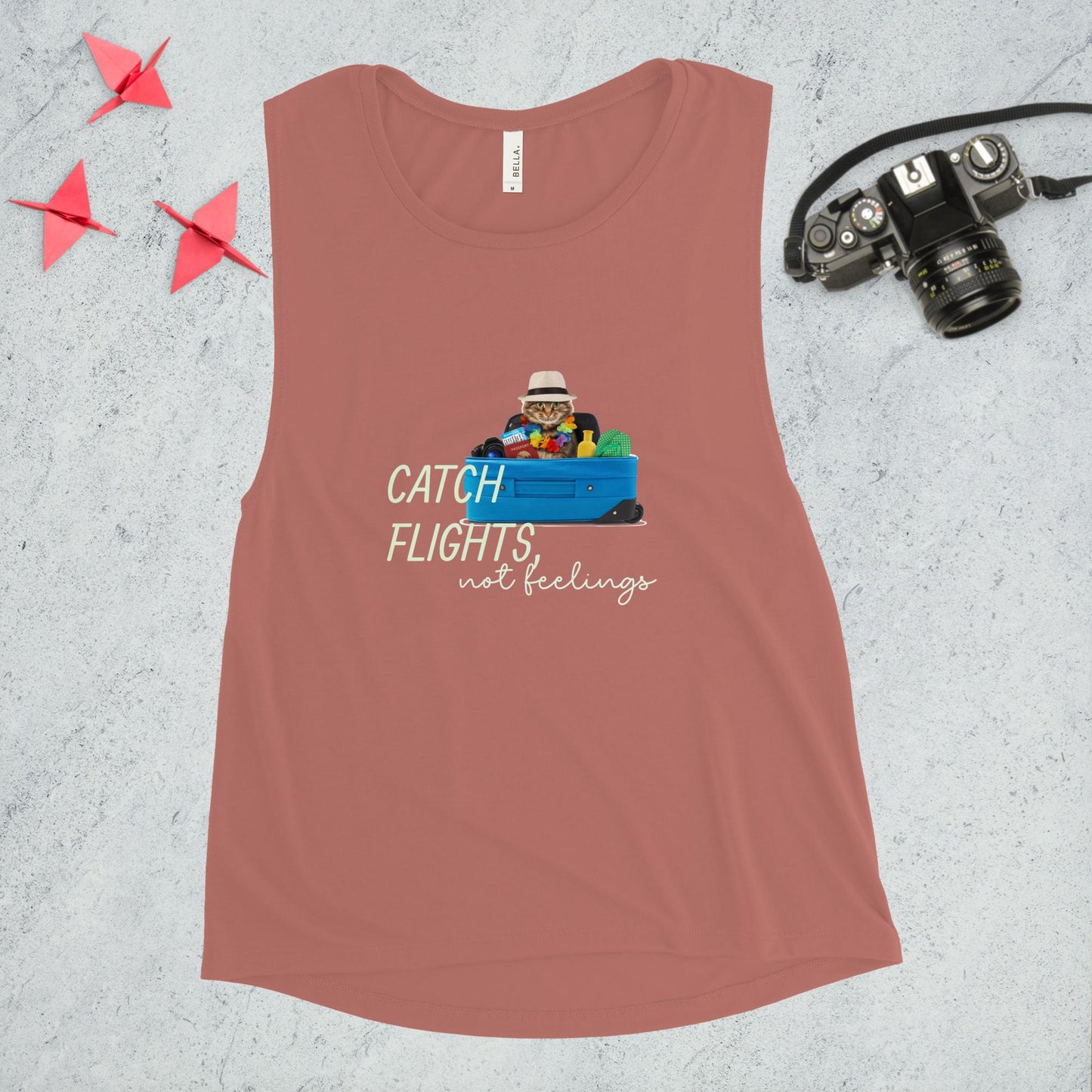 Ladies’ Muscle Tank CAT TOURIST