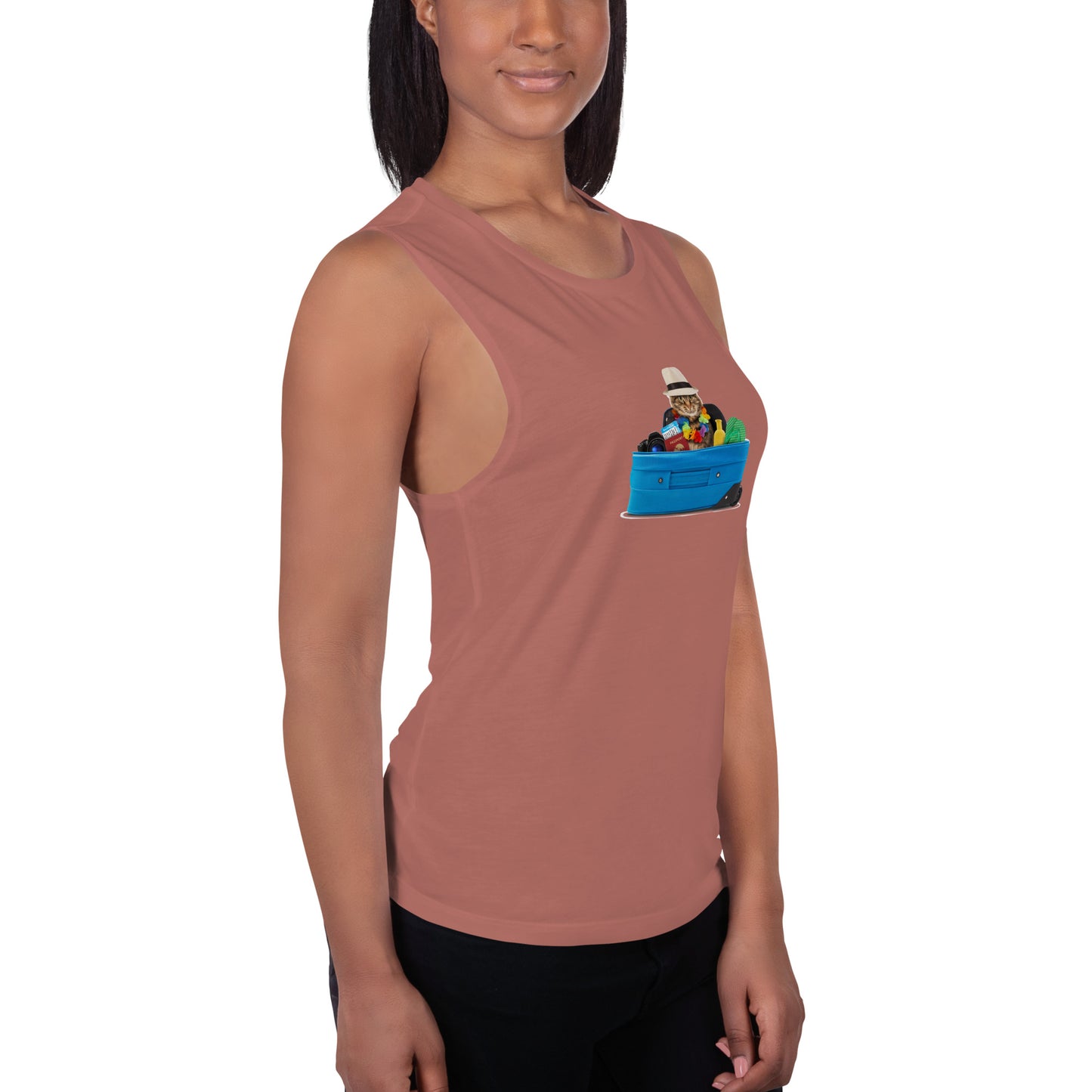 Ladies’ Muscle Tank CAT TOURIST