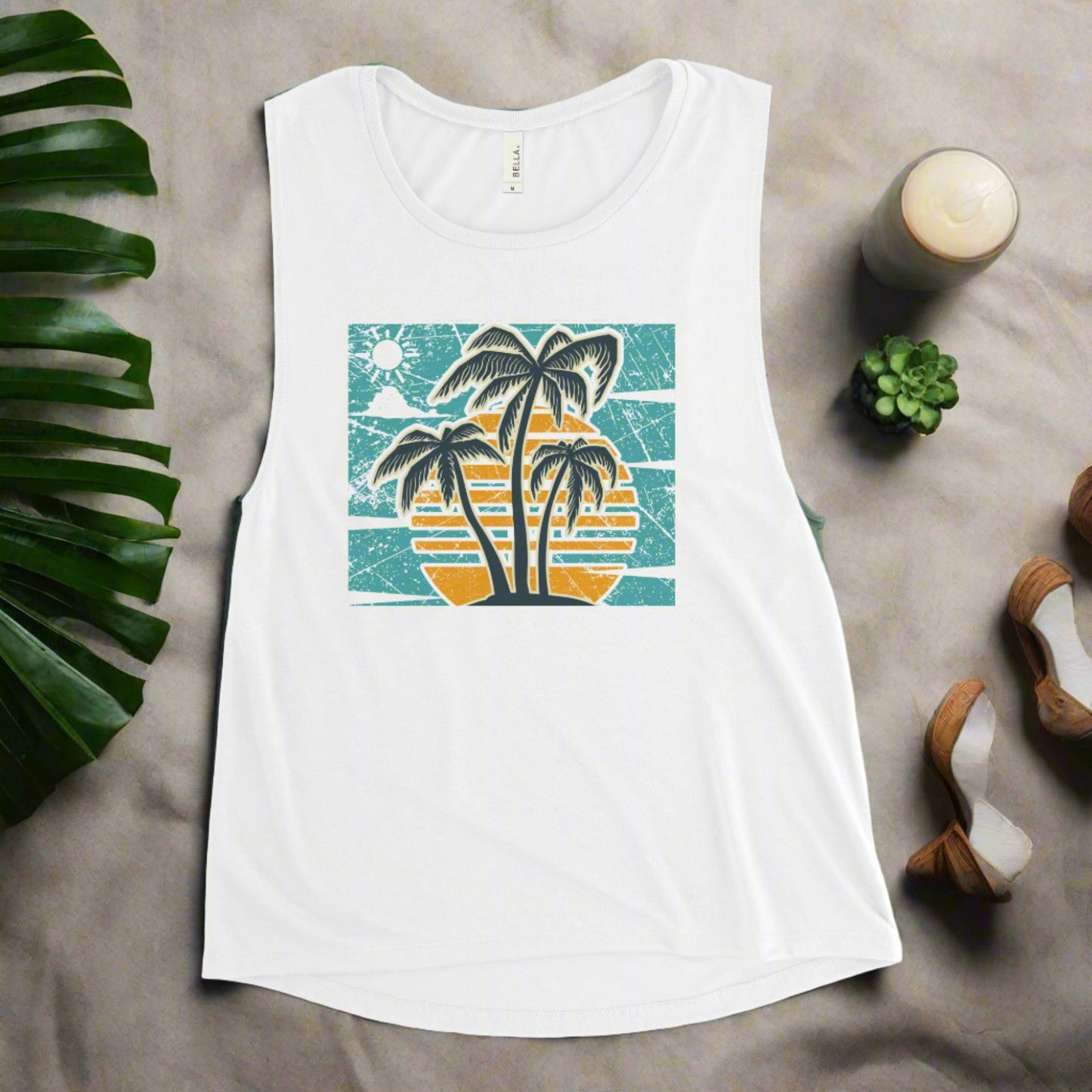 Ladies’ Muscle Tank PALMS