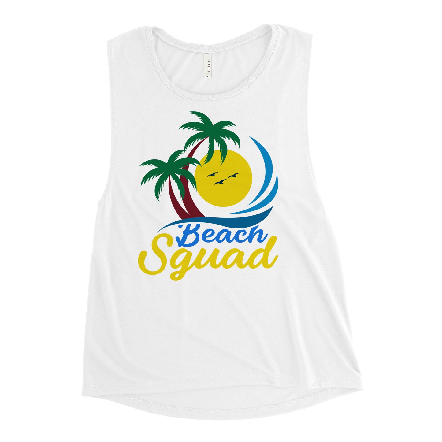 Ladies’ Muscle Tank BEACH SQUAD