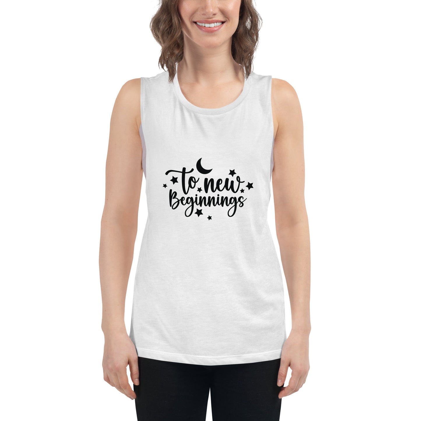 Ladies’ Muscle Tank TO NEW BEGINNINGS