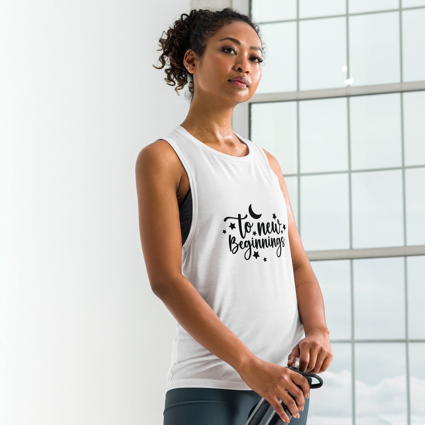 Ladies’ Muscle Tank TO NEW BEGINNINGS