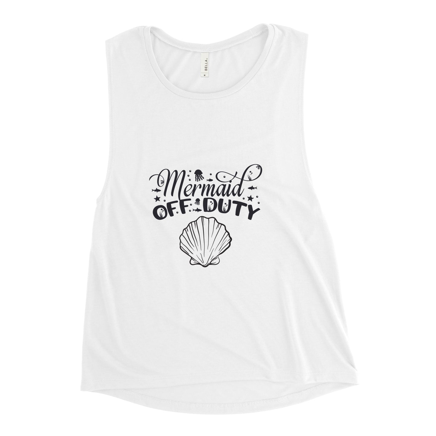 Camiseta sin mangas para mujer MERMAID OFF DUTY