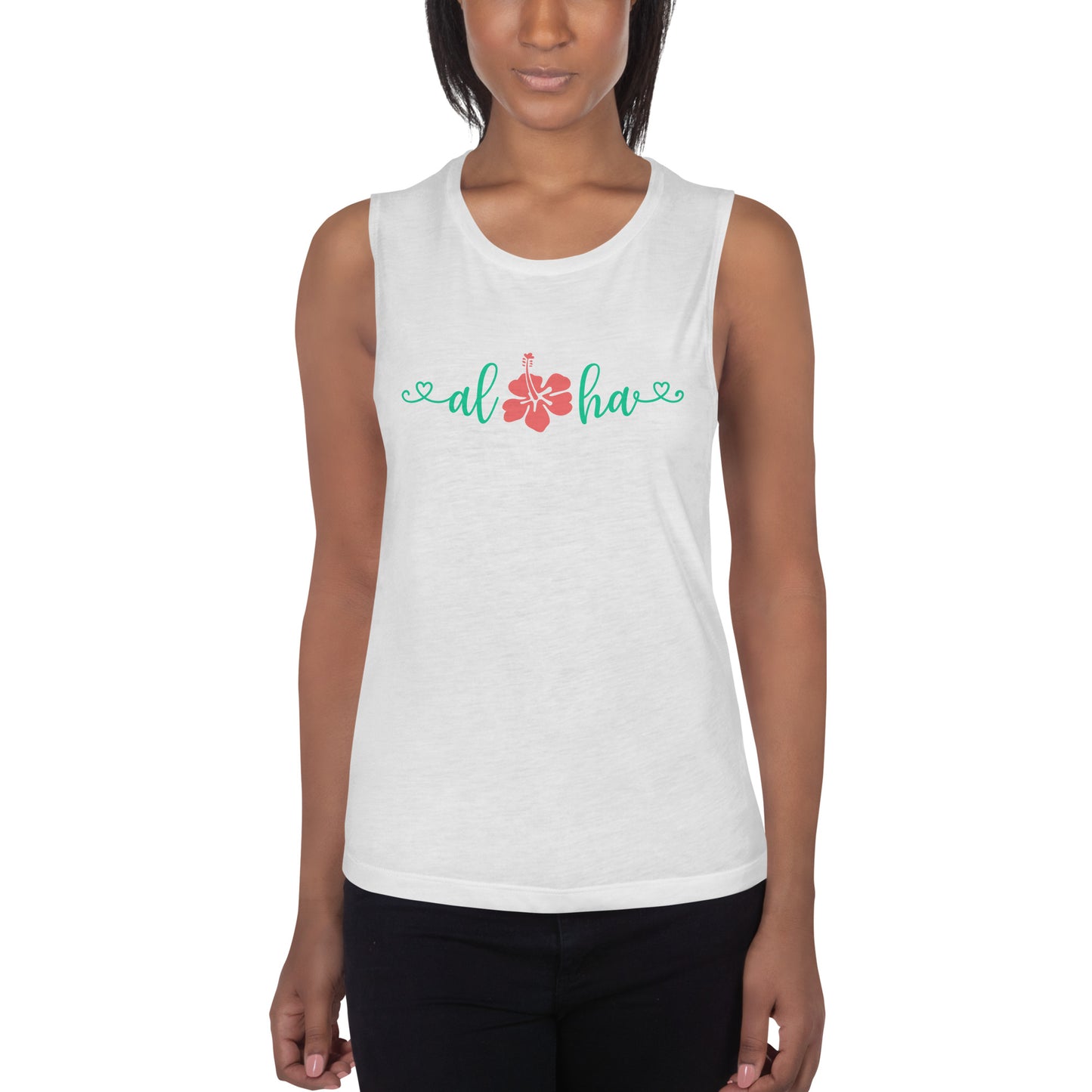 Ladies’ Muscle Tank ALOHA