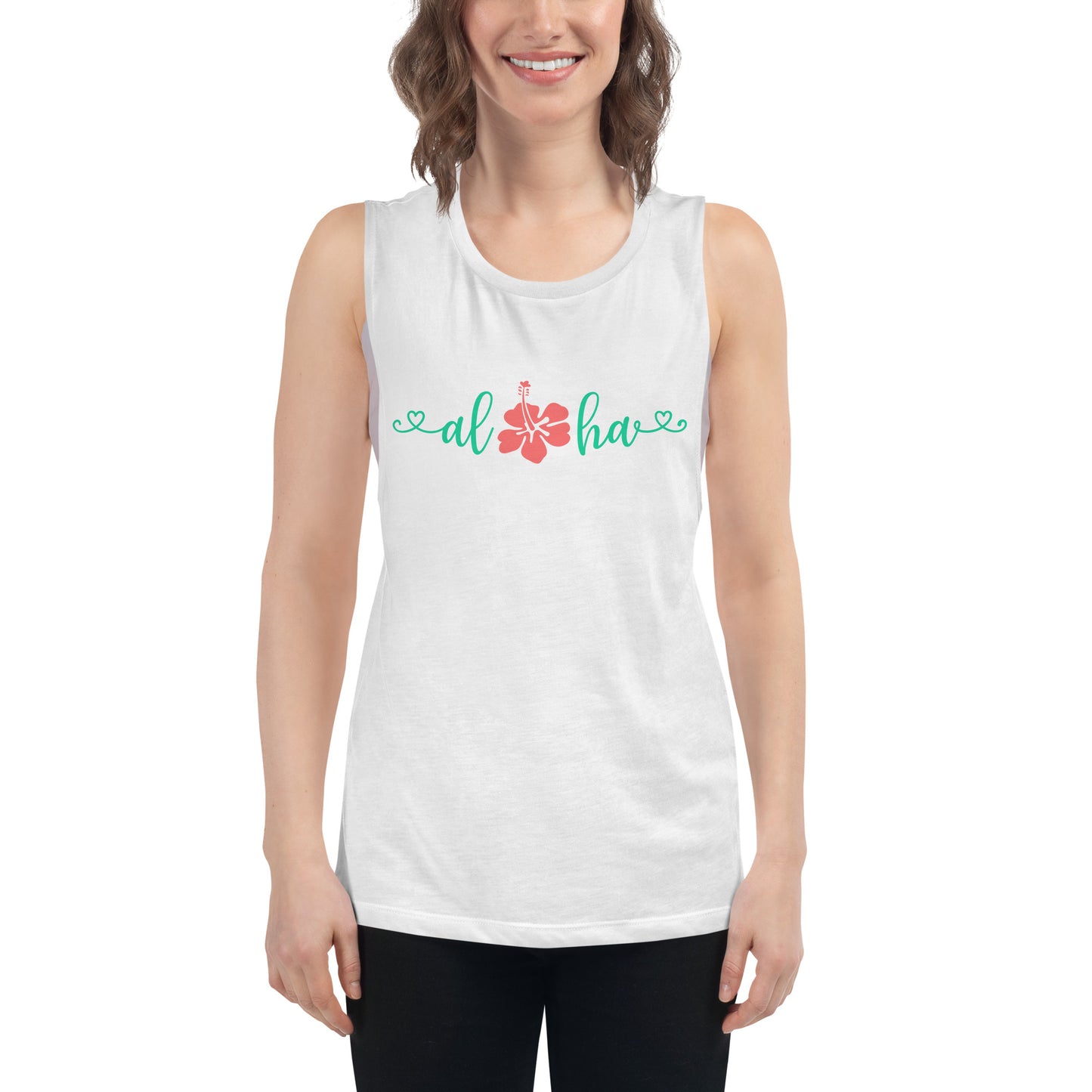 Ladies’ Muscle Tank ALOHA