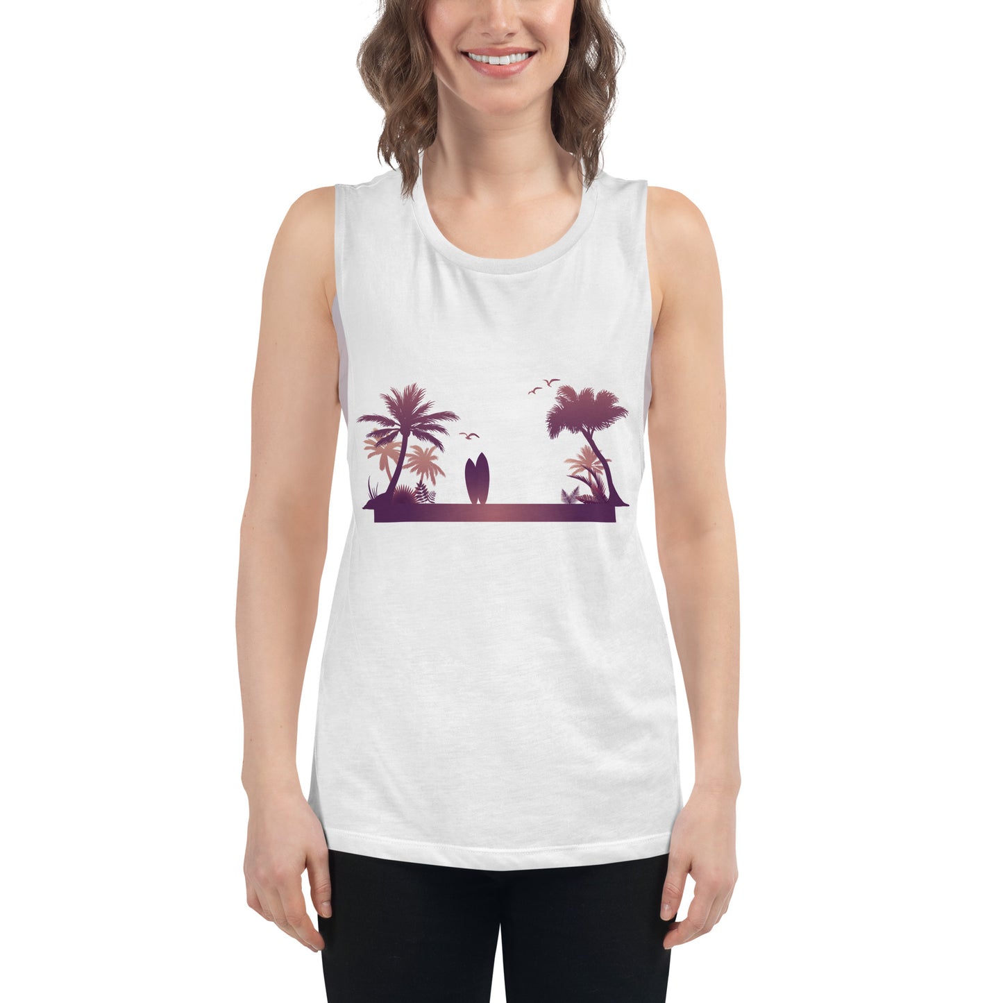 Ladies’ Muscle Tank BEACH