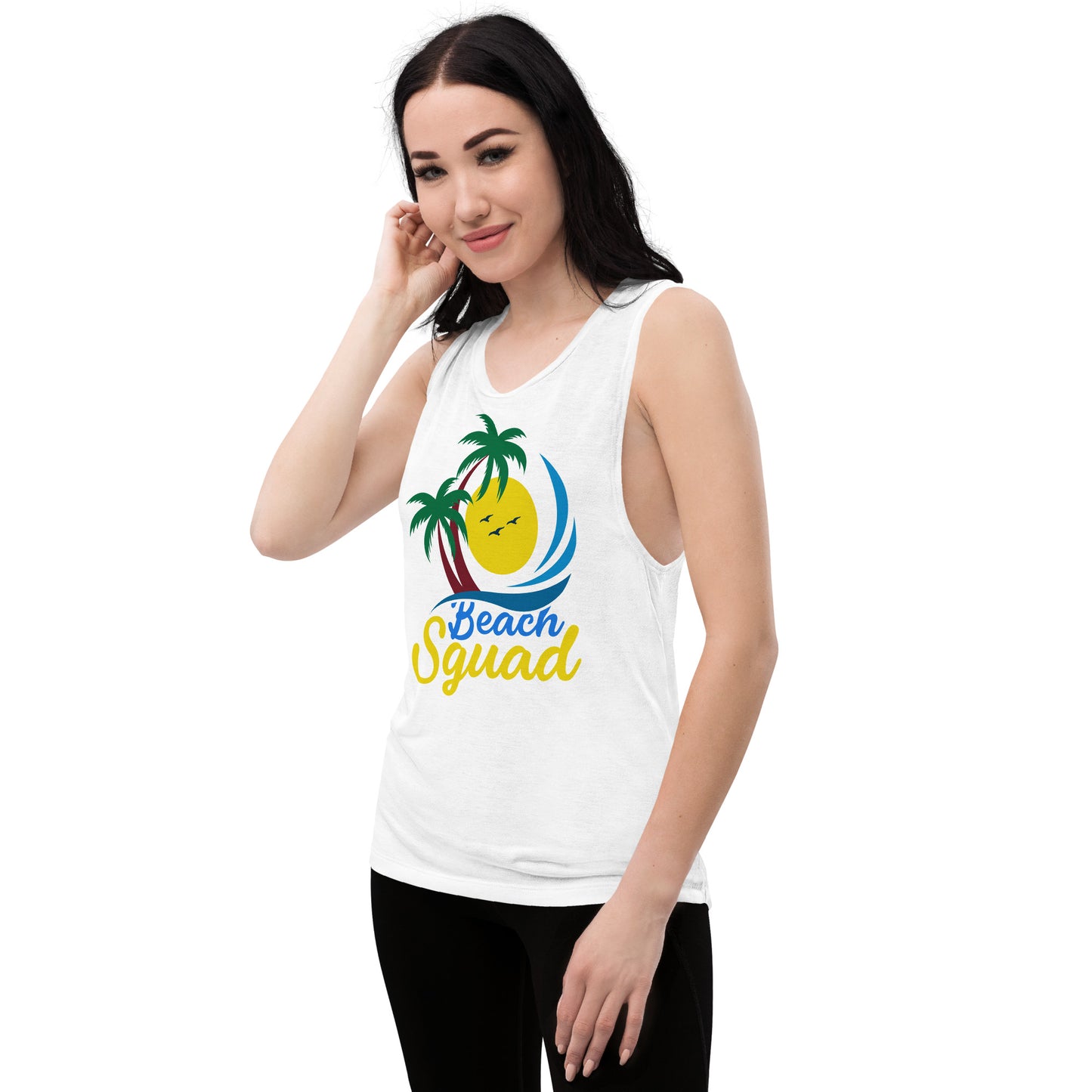 Camiseta sin mangas para mujer BEACH SQUAD