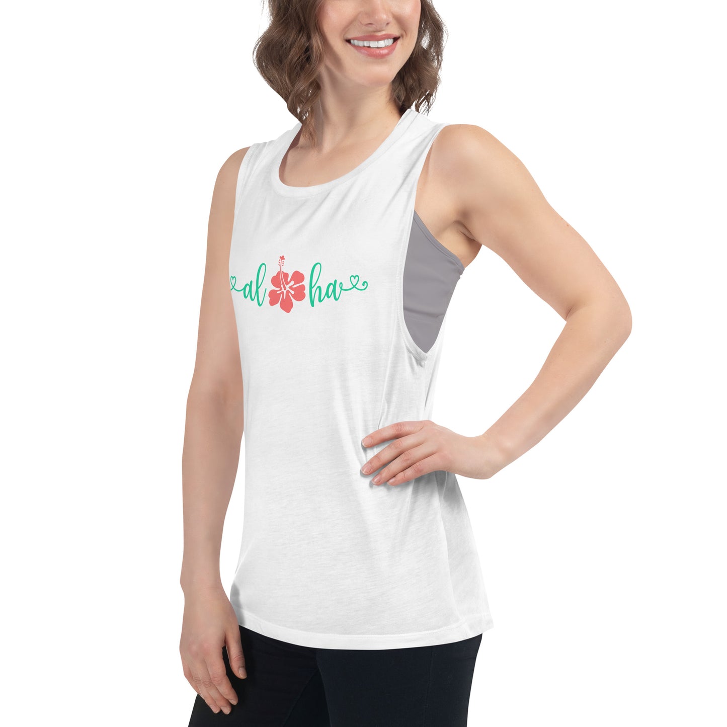 Ladies’ Muscle Tank ALOHA