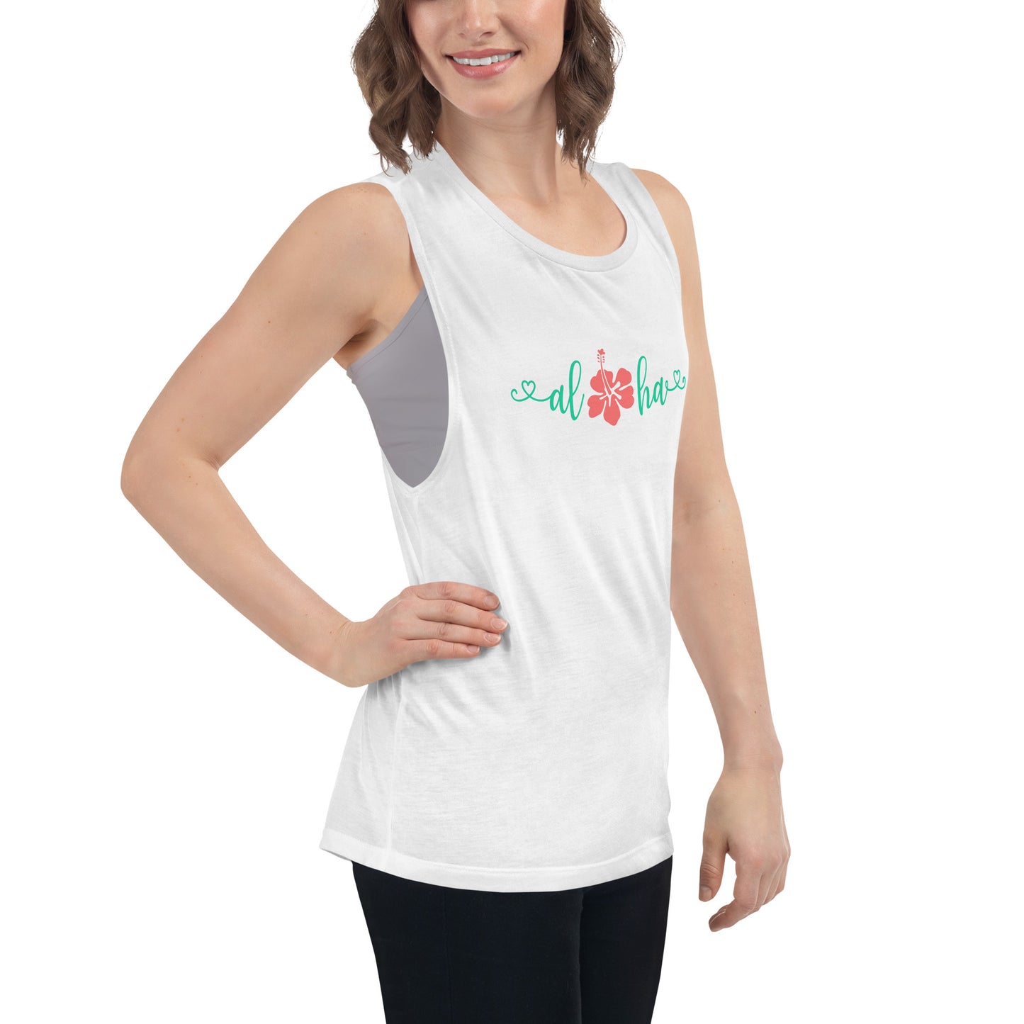 Ladies’ Muscle Tank ALOHA