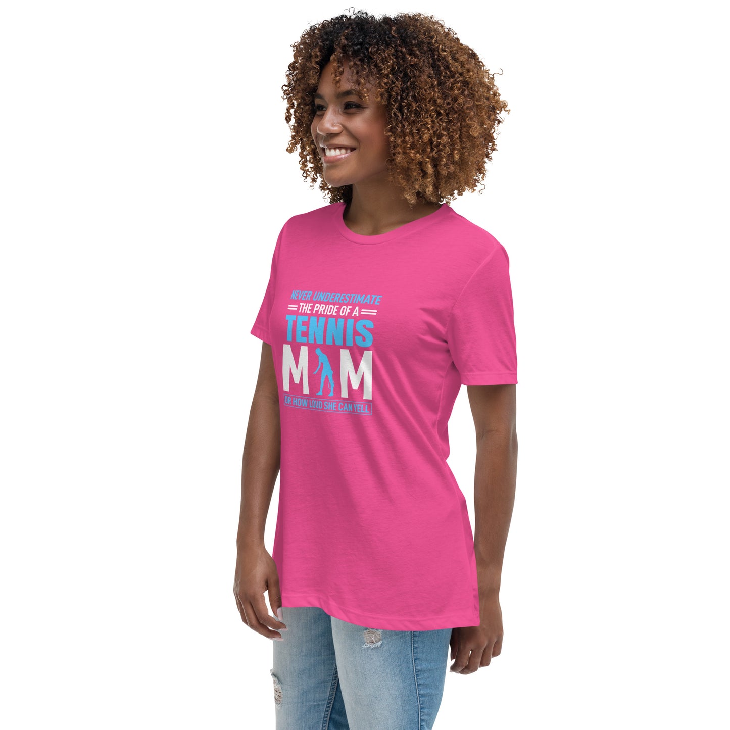 Women's Relaxed T-Shirt THE PRIDE OF A TENNIS MOM