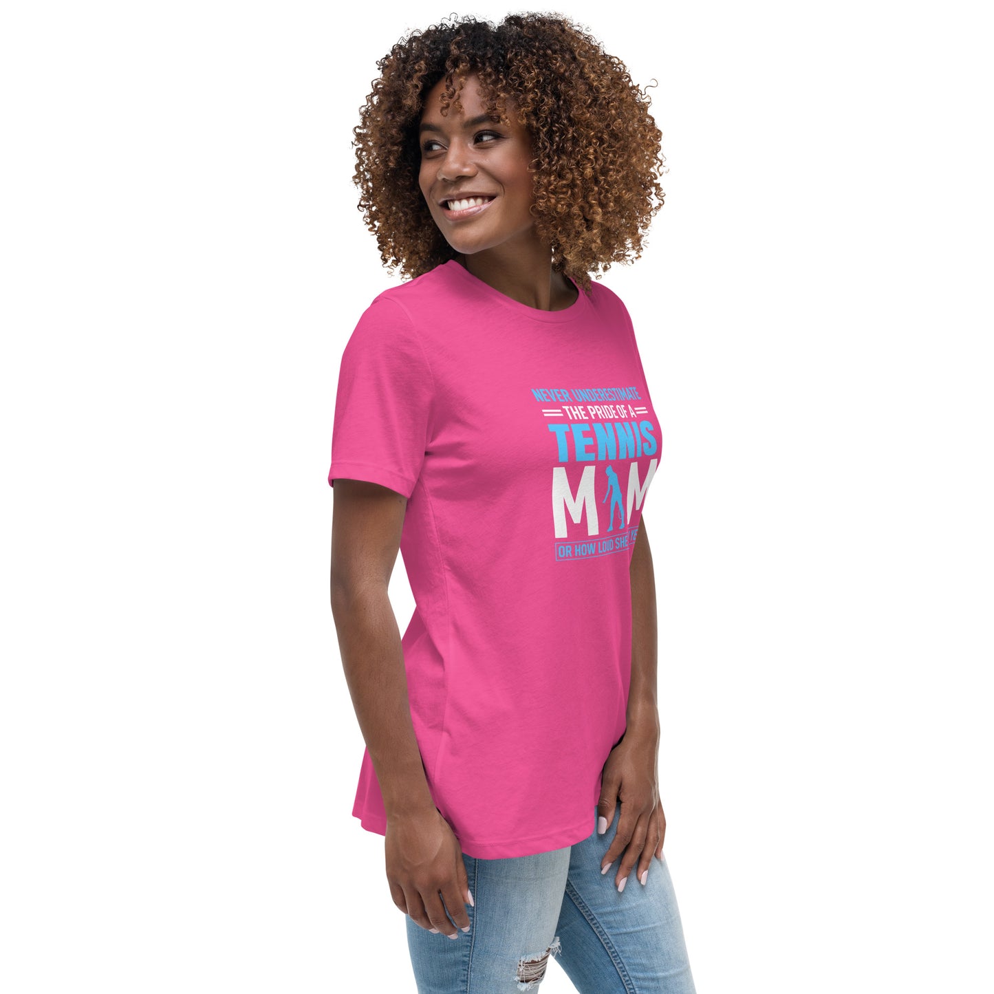 Women's Relaxed T-Shirt THE PRIDE OF A TENNIS MOM