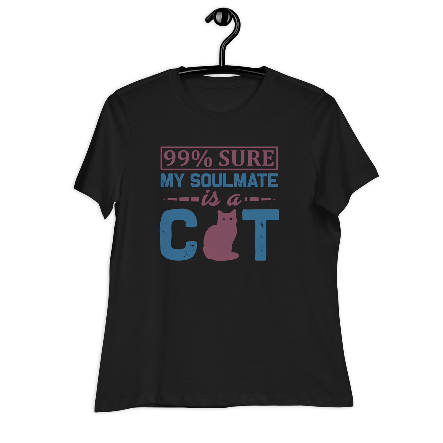 Women's Relaxed T-Shirt MY SOULMATE IS A CAT