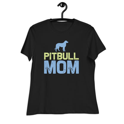 Дамска спокойна тениска PITBULL MOM