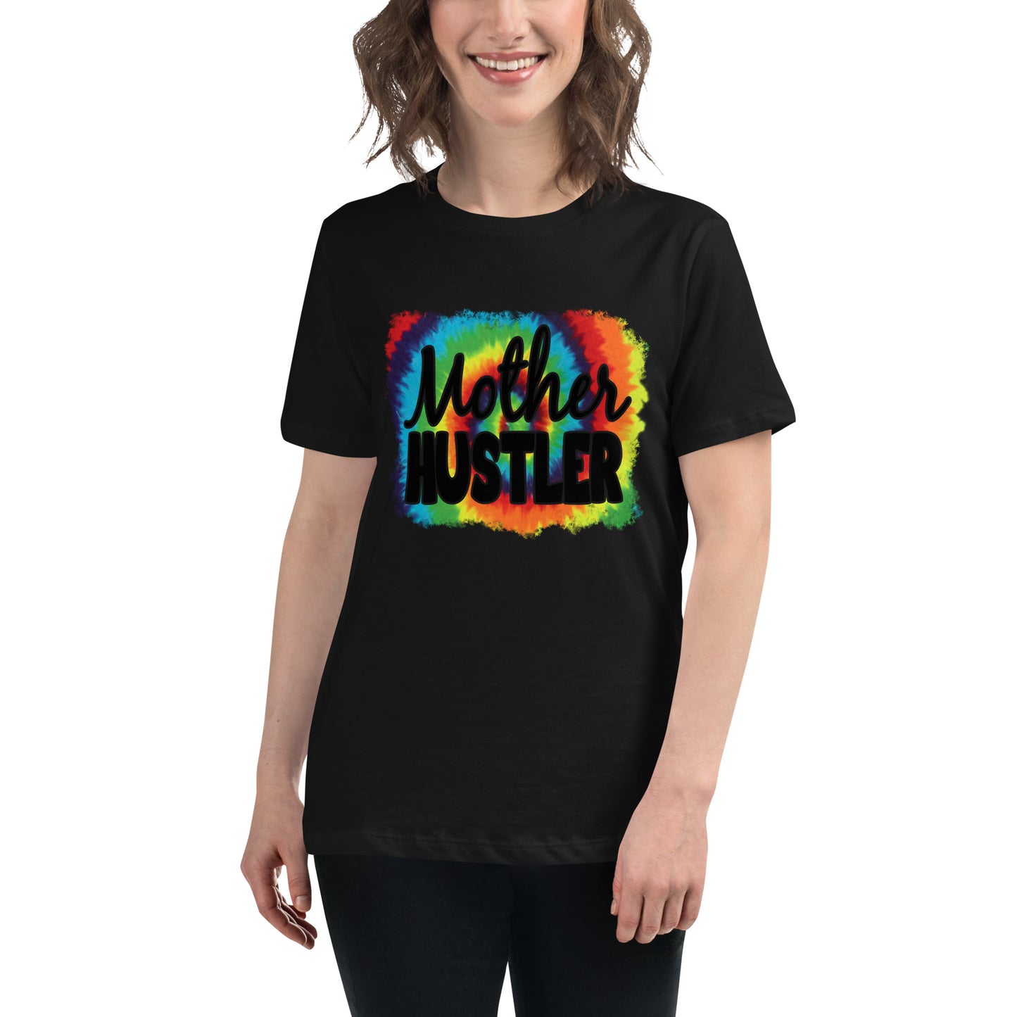 Women's Relaxed T-Shirt MOTHER HUSTLER