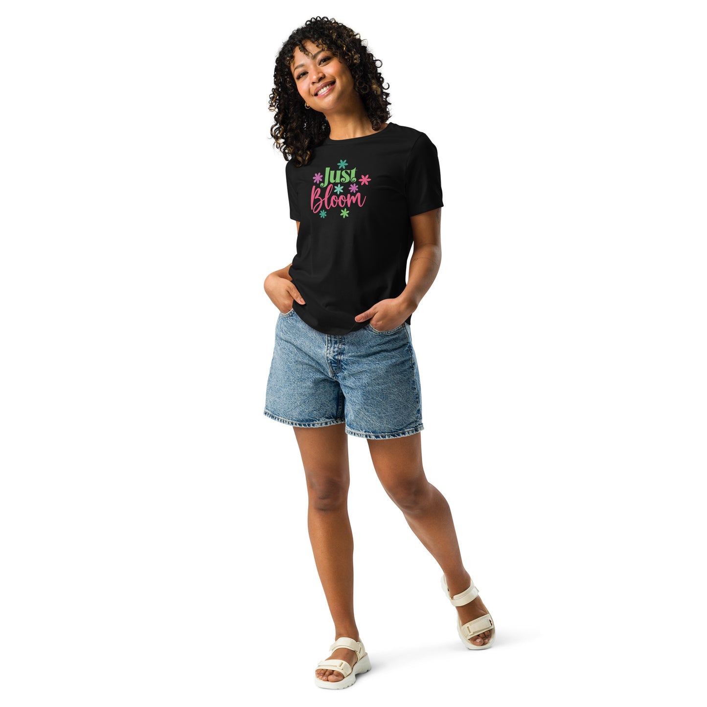 Women's Relaxed T-Shirt JUST BLOOM